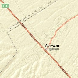 Urvanskiy Rayon Street Map