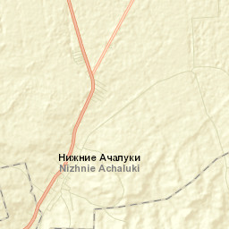 Nizhniye Achaluki Street Map