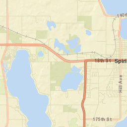 Spirit Lake Street Map