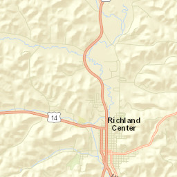 22023-22501 County Highway Q, Richland Center Street Map