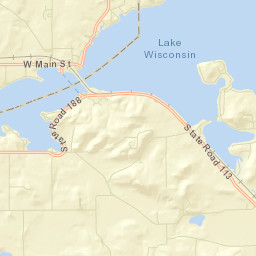 Lake Wisconsin Street Map