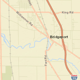 Bridgeport Street Map