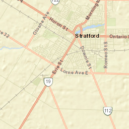 Stratford Street Map