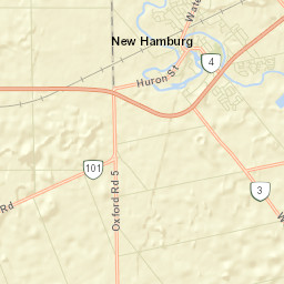 New Hamburg Street Map