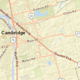 Cambridge Street Map