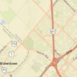 Burlington Street Map