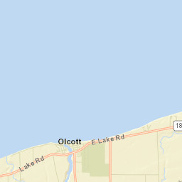 Olcott New York Street Map