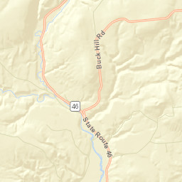 North Western New York Street Map