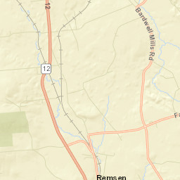 Remsen New York Street Map