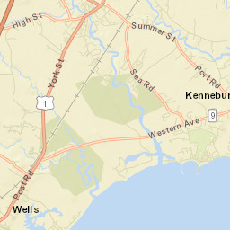 Kennebunk Street Map