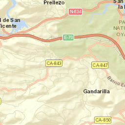 San Vicente de la Barquera Street Map