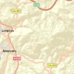 Ampuero Street Map