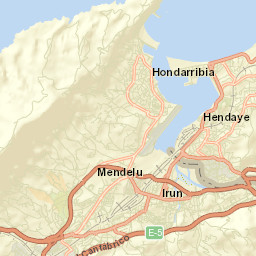 Hendaye Street Map