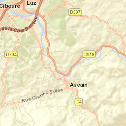Ascain Street Map