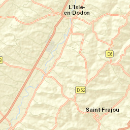 L’Isle-en-Dodon Street Map