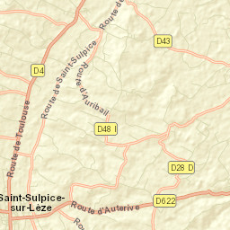 Saint-Sulpice-sur-Lèze Street Map