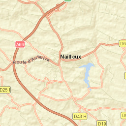 Nailloux Street Map