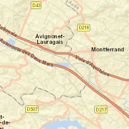 Avignonet-Lauragais Street Map