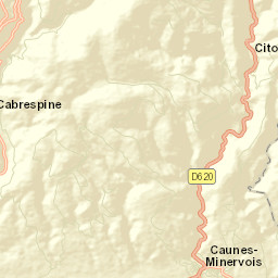 Caunes-Minervois Street Map