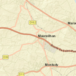 Maureilhan Street Map