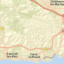 Carry-le-Rouet Street Map