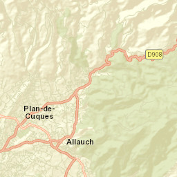 Allauch Street Map