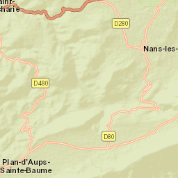 Nans-les-Pins Street Map