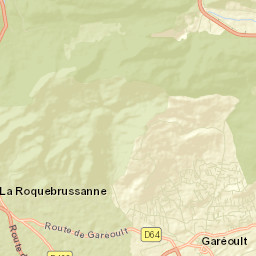 Garéoult Street Map