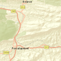 Forcalqueiret Street Map