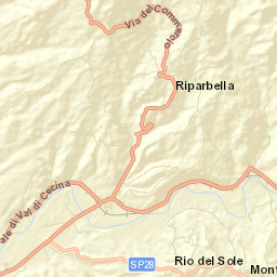 Riparbella Street Map