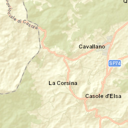 Casole d'Elsa Street Map