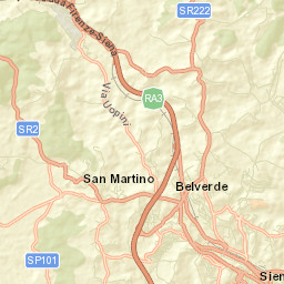 Belverde Street Map