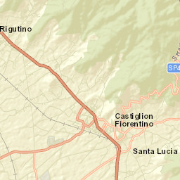 Castiglion Fiorentino Street Map