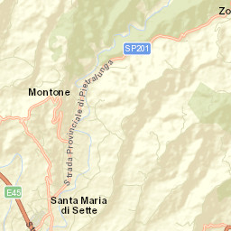Montone Street Map