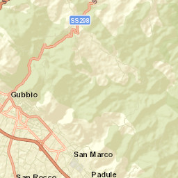Gubbio Street Map