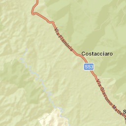 Costacciaro Street Map