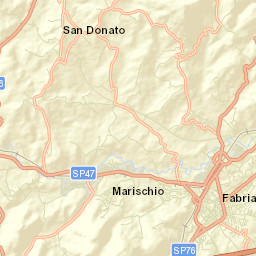 Fabriano Street Map