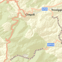 Cingoli Street Map