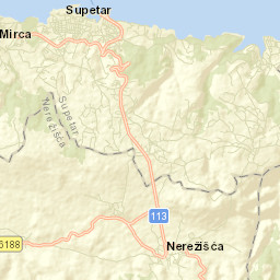 Supetar Street Map