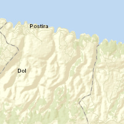 Postira Street Map