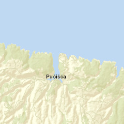 Pučišća Street Map