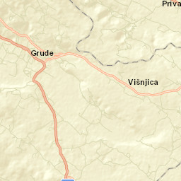 Grude Street Map