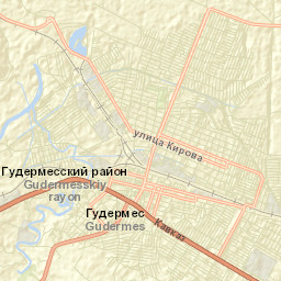 Gudermes Street Map