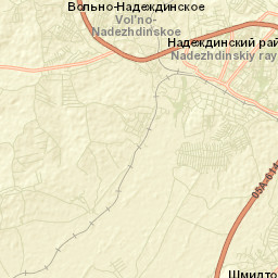 Vol’no-Nadezhdinskoye Street Map