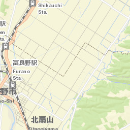 Shimo-furano Street Map