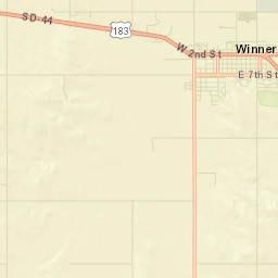 201 West 2nd Street, Winner, SD 57580 Street Map