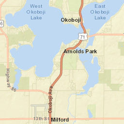 200-208 U.S. Highway 71 South Street Map