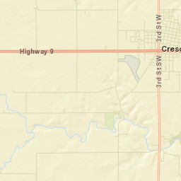 Cresco Street Map