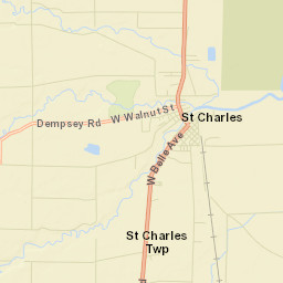 Saint Charles Street Map