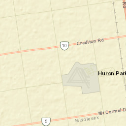 South Huron Street Map
